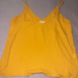 Yellow dress tank top